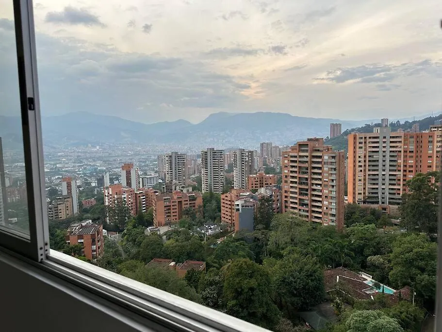 Apartmán Moderno Loft Poblado Con Vista A Las Montanas 1712 Medellín Kolumbie